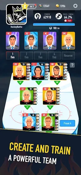 Взлом Hockey Battle 2 (Хоккей Батл 2)  [МОД Бесконечные монеты] — последняя версия apk на Андроид screen 3