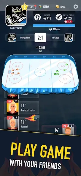 Взлом Hockey Battle 2 (Хоккей Батл 2)  [МОД Бесконечные монеты] — последняя версия apk на Андроид screen 4