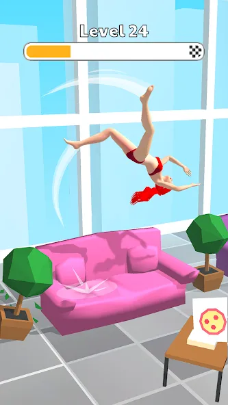 Скачать взлом Human Flip: Jump Master Game (Хуман Флип)  [МОД Меню] — последняя версия apk на Андроид screen 1