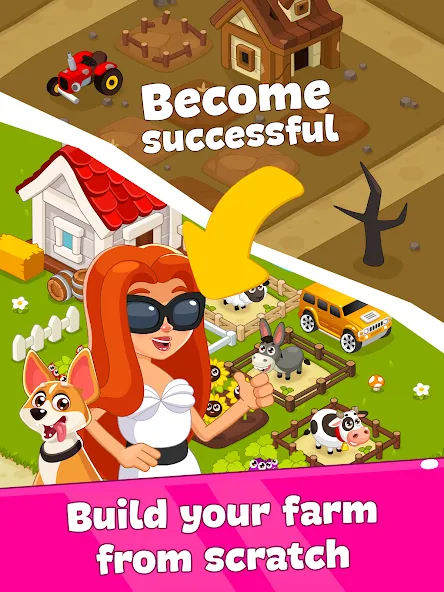 Взломанная Idle Farm Game Offline Clicker  [МОД Menu] — стабильная версия apk на Андроид screen 5