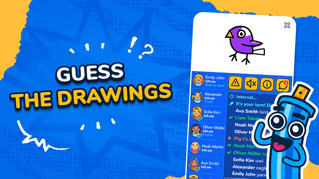 Взлом Gartic.io — Draw, Guess, WIN  [МОД Unlimited Money] — последняя версия apk на Андроид screen 1