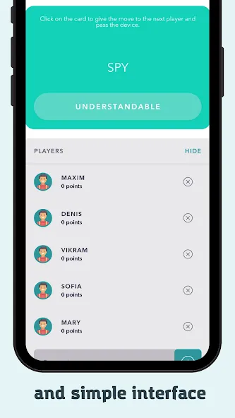Скачать взломанную SpyFall — game for the party  [МОД Много денег] — последняя версия apk на Андроид screen 4