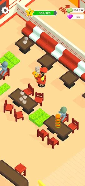 Взломанная Burger Please!  [МОД Все открыто] — последняя версия apk на Андроид screen 2