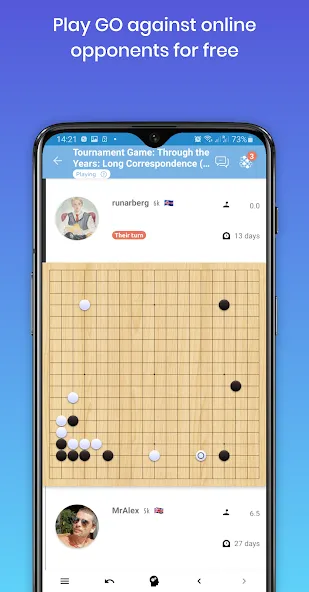 Взломанная Sente — Online GO (Сенте)  [МОД Много монет] — стабильная версия apk на Андроид screen 2