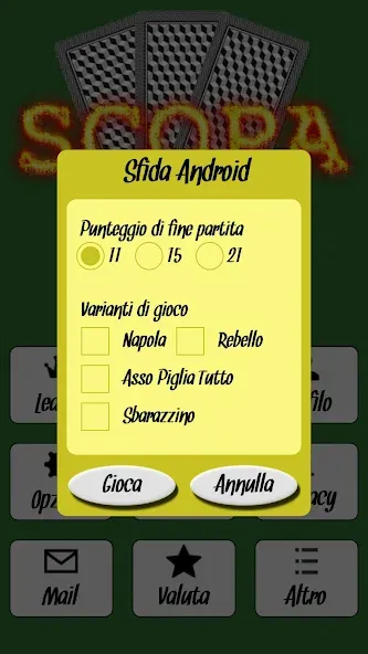 Взломанная Scopa (Скопа)  [МОД Menu] — стабильная версия apk на Андроид screen 3