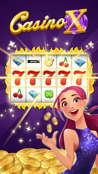 Взломанная Casino X (Казино Икс)  [МОД Unlimited Money] — полная версия apk на Андроид screen 1