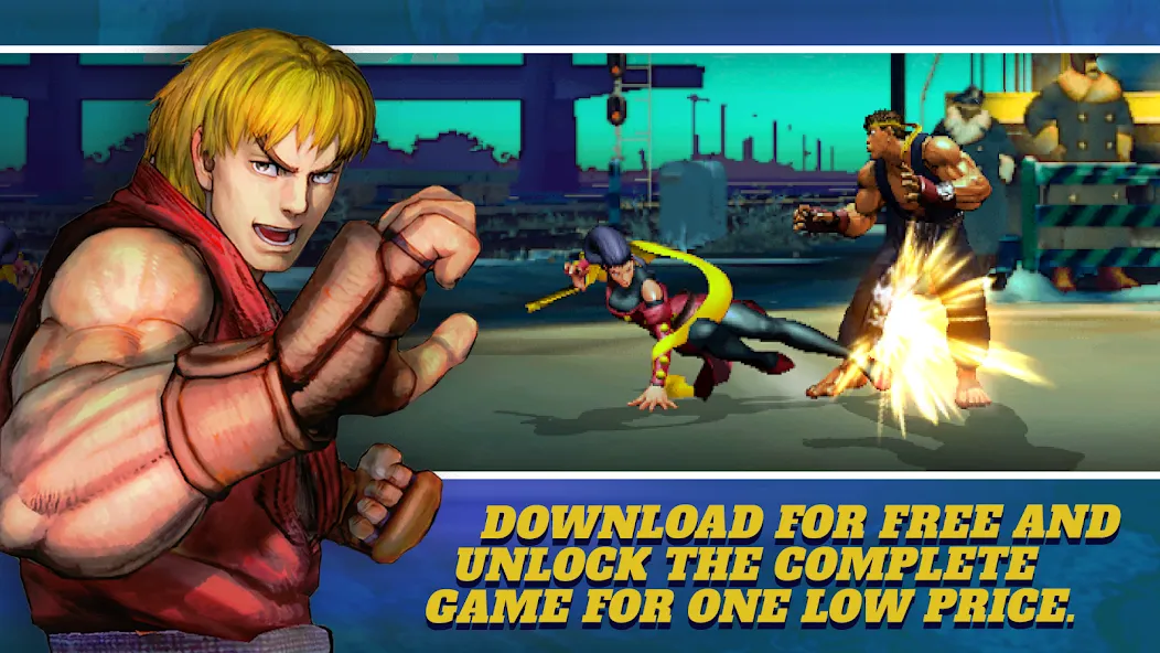 Скачать взлом Street Fighter IV CE (Стрит Файтер  СЕ)  [МОД Много денег] — стабильная версия apk на Андроид screen 1