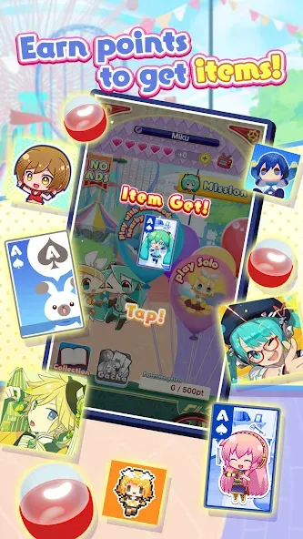 Скачать взломанную Hatsune Miku Tycoon (Хацуне Мику Тайкун)  [МОД Unlimited Money] — стабильная версия apk на Андроид screen 4