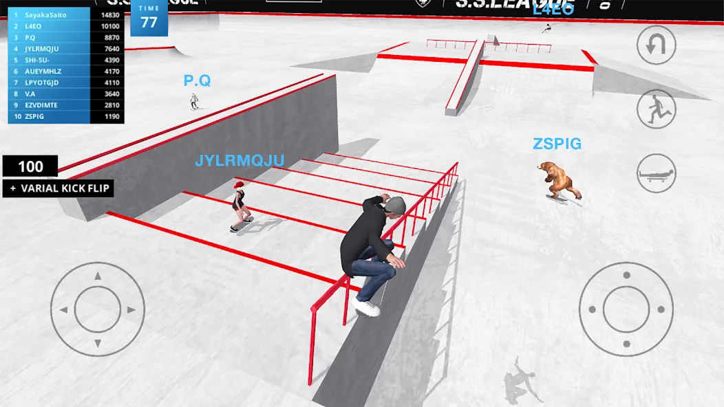 Взломанная Skate Space (Скейт Спейс)  [МОД Unlimited Money] — стабильная версия apk на Андроид screen 1