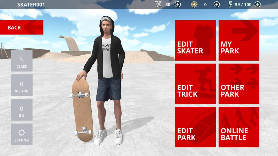 Взломанная Skate Space (Скейт Спейс)  [МОД Unlimited Money] — стабильная версия apk на Андроид screen 5