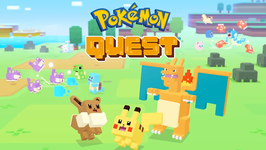 Скачать взлом Pokémon Quest  [МОД Unlimited Money] — полная версия apk на Андроид screen 1