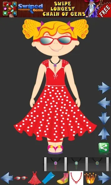 Взломанная Dress up Princess for kids  [МОД Unlocked] — полная версия apk на Андроид screen 2