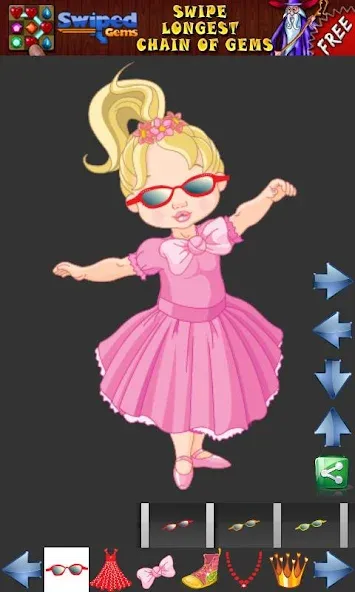 Взломанная Dress up Princess for kids  [МОД Unlocked] — полная версия apk на Андроид screen 4