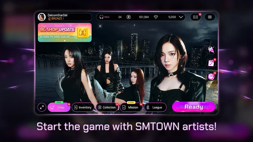 Скачать взлом SUPERSTAR SMTOWN (уперСтар СМТАУН)  [МОД Menu] — полная версия apk на Андроид screen 2