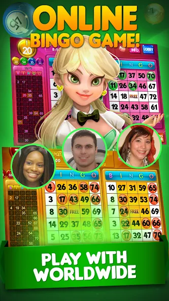 Скачать взлом Bingo City 75 : Bingo & Slots (Бинго Сити 75)  [МОД Много денег] — последняя версия apk на Андроид screen 2