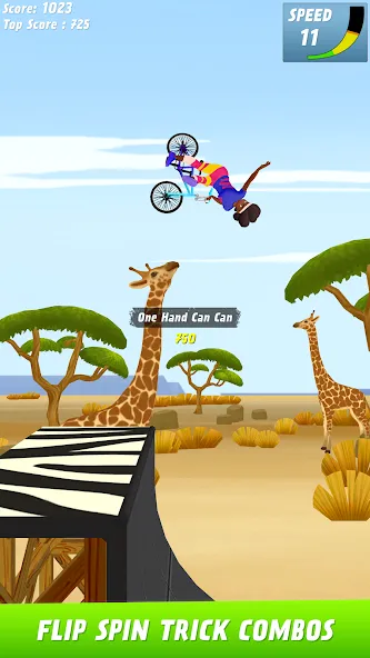 Скачать взломанную Max Air BMX (Макс Эйр БМХ)  [МОД Unlimited Money] — полная версия apk на Андроид screen 2