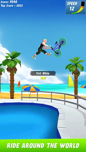 Скачать взломанную Max Air BMX (Макс Эйр БМХ)  [МОД Unlimited Money] — полная версия apk на Андроид screen 3