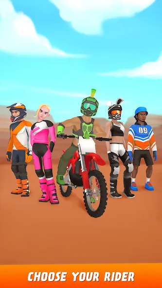 Скачать взломанную Max Air Motocross (Макс Эйр Мотокросс)  [МОД Menu] — последняя версия apk на Андроид screen 5