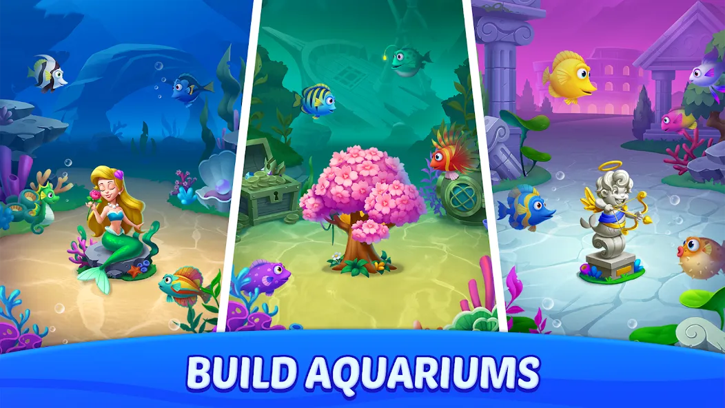 Взломанная Block Puzzle Ocean  [МОД Бесконечные деньги] — стабильная версия apk на Андроид screen 3