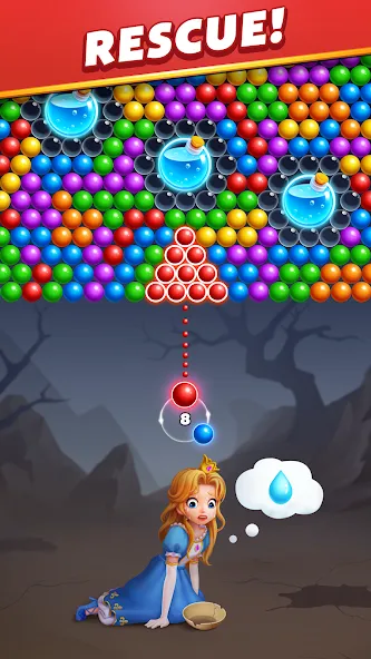 Скачать взлом Bubble Shooter Royal Pop  [МОД Меню] — стабильная версия apk на Андроид screen 1