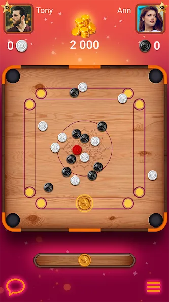 Взлом Carrom Lure — Disc pool game (Карром Лур)  [МОД Бесконечные монеты] — последняя версия apk на Андроид screen 2