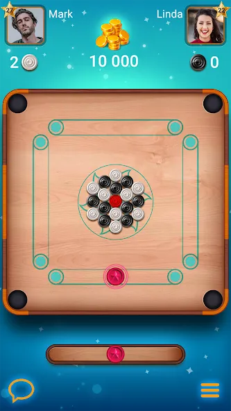 Взлом Carrom Lure — Disc pool game (Карром Лур)  [МОД Бесконечные монеты] — последняя версия apk на Андроид screen 3