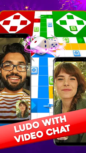 Взлом Ludo Lush-Game with Video Call (Людо Луш)  [МОД Unlimited Money] — стабильная версия apk на Андроид screen 1