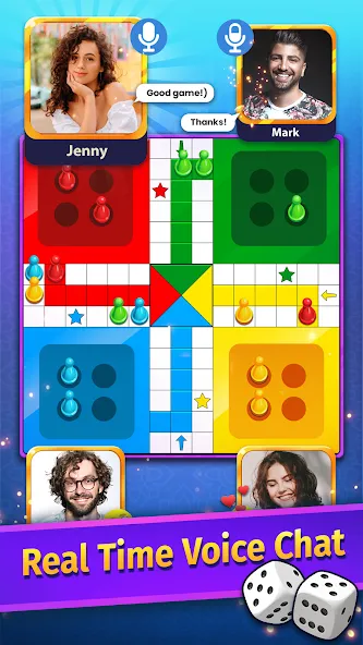 Скачать взлом Ludo Game COPLE — Voice Chat  [МОД Много монет] — полная версия apk на Андроид screen 1