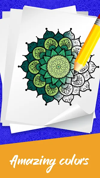 Скачать взлом Mandala Coloring Book Game (Мандала Книга раскрасок  Игра)  [МОД Unlocked] — стабильная версия apk на Андроид screen 3