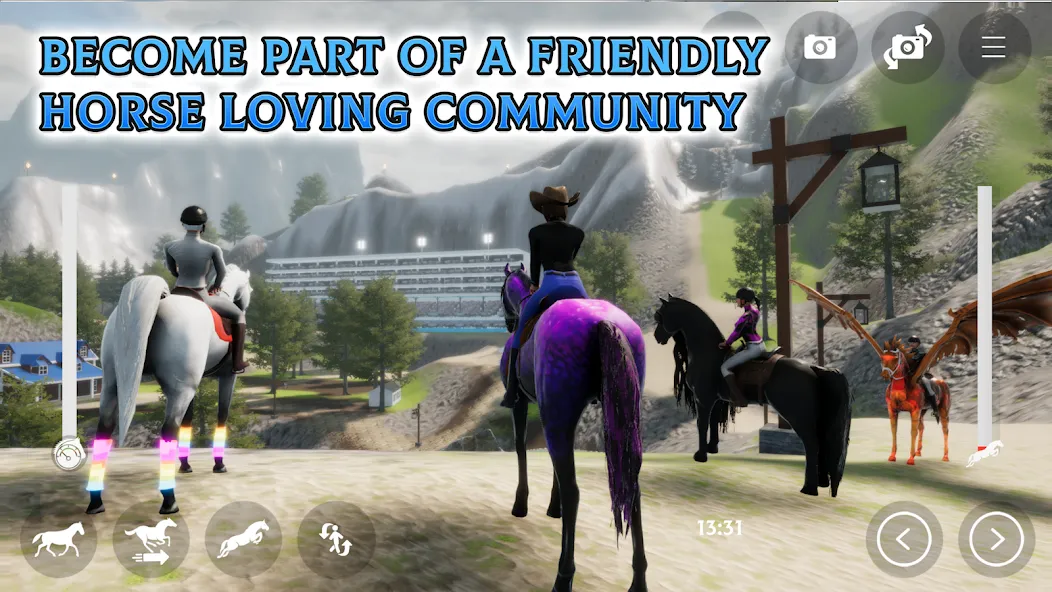 Взлом Horse Academy — Equestrian MMO (Хорс Академи)  [МОД Menu] — полная версия apk на Андроид screen 4