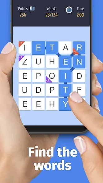 Взлом Words of Clans — Word Puzzle  [МОД Меню] — последняя версия apk на Андроид screen 1