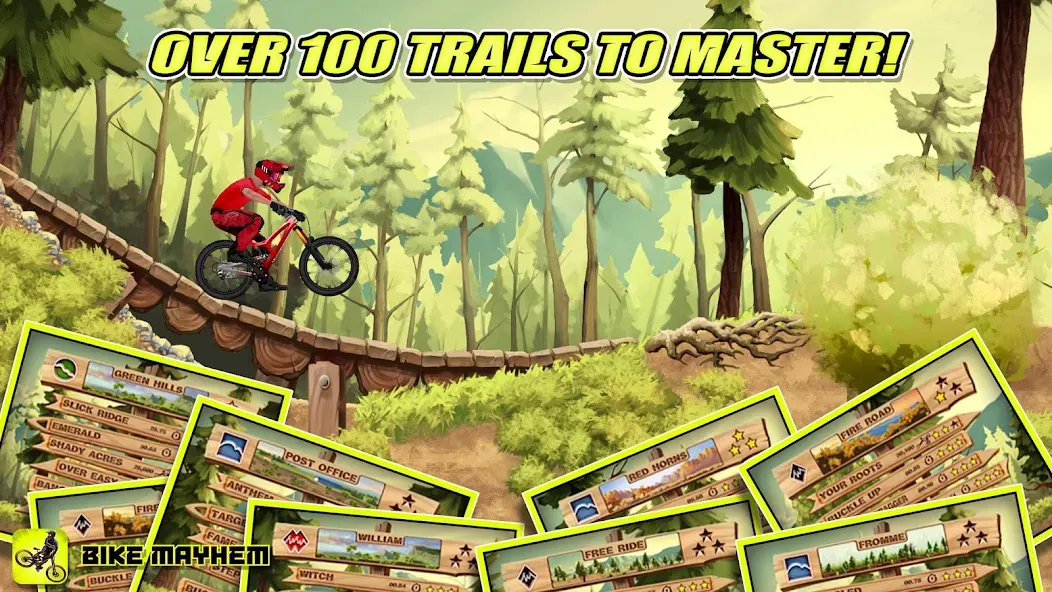 Взломанная Bike Mayhem Free (Байк Мейхем Фри)  [МОД Много монет] — стабильная версия apk на Андроид screen 4