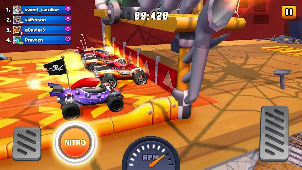 Скачать взлом Nitro Jump — Car Racing (Нитро Джамп Рейсинг)  [МОД Unlimited Money] — последняя версия apk на Андроид screen 1