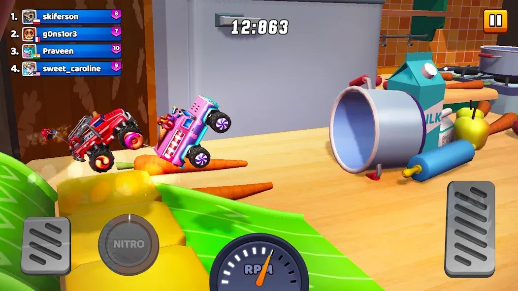 Скачать взлом Nitro Jump — Car Racing (Нитро Джамп Рейсинг)  [МОД Unlimited Money] — последняя версия apk на Андроид screen 5