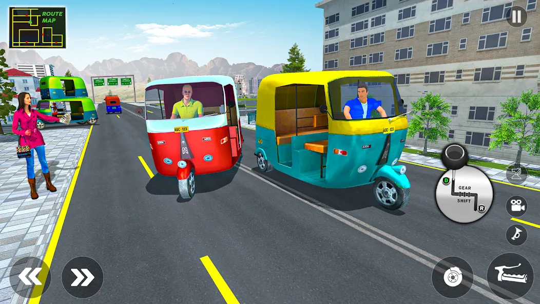 Взломанная Tuk Tuk Auto Rickshaw Game 3d  [МОД Все открыто] — последняя версия apk на Андроид screen 1