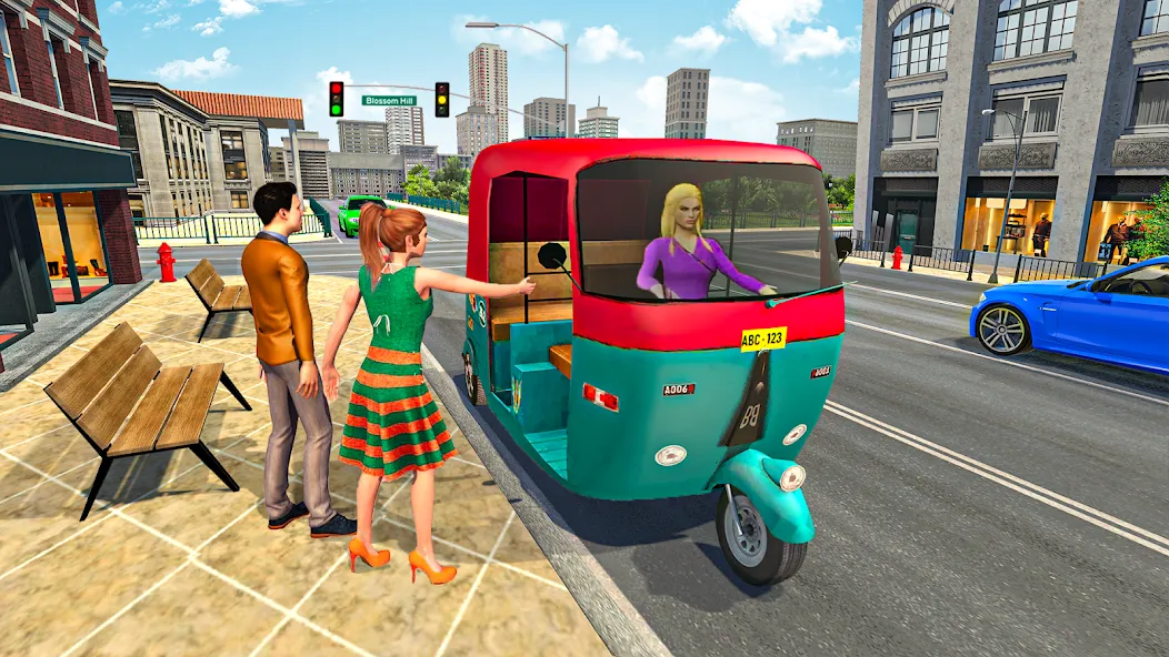 Взломанная Tuk Tuk Auto Rickshaw Game 3d  [МОД Все открыто] — последняя версия apk на Андроид screen 2