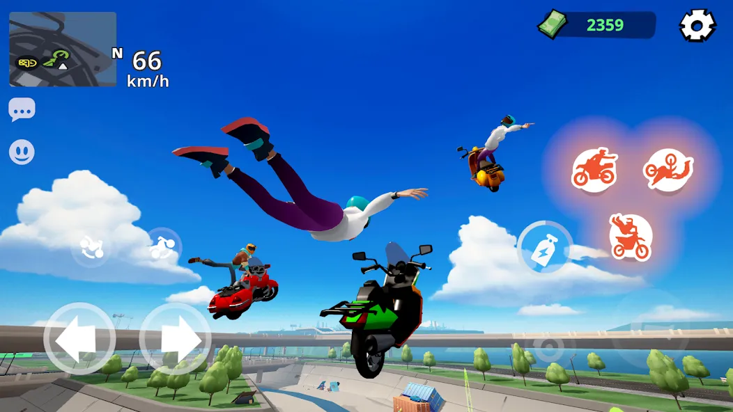 Скачать взломанную Moto City: Mad Bike Delivery (Мото Сити)  [МОД Unlocked] — полная версия apk на Андроид screen 3