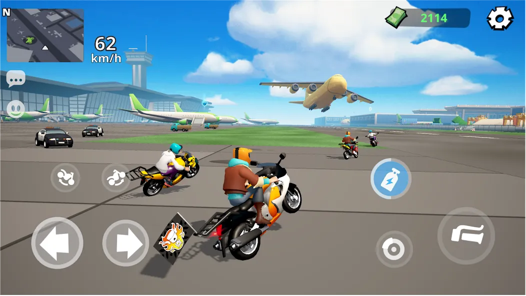 Скачать взломанную Moto City: Mad Bike Delivery (Мото Сити)  [МОД Unlocked] — полная версия apk на Андроид screen 4