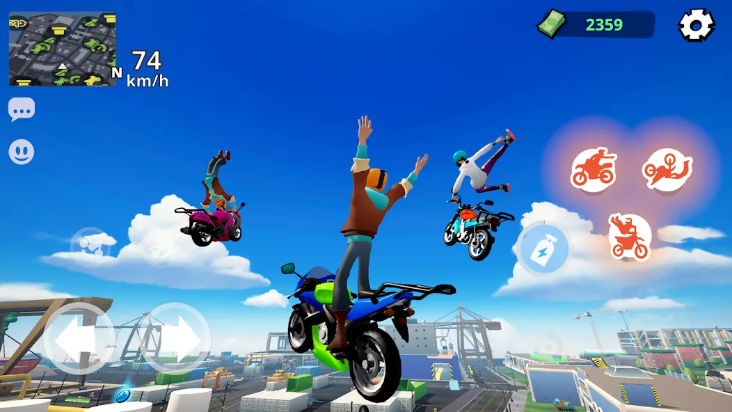 Скачать взломанную Moto City: Mad Bike Delivery (Мото Сити)  [МОД Unlocked] — полная версия apk на Андроид screen 5