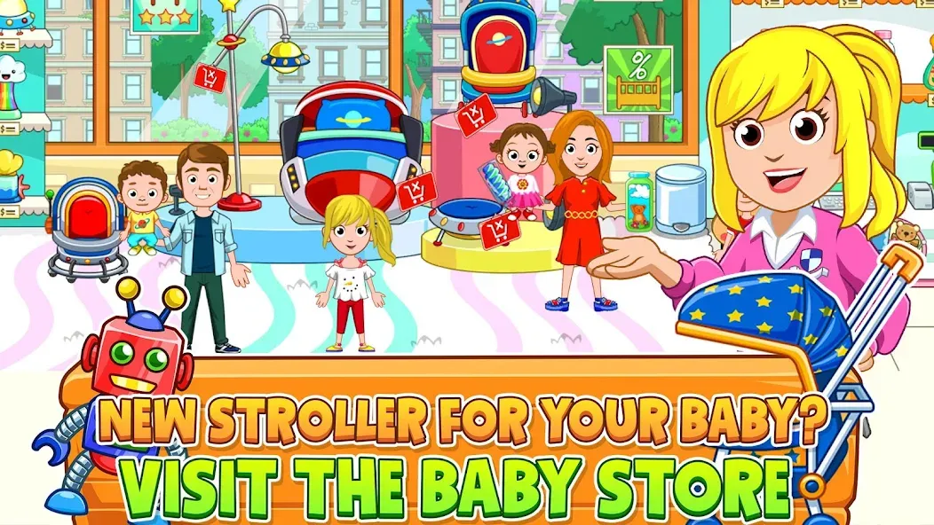 Скачать взломанную My City : Babysitter (Мой город)  [МОД Unlocked] — стабильная версия apk на Андроид screen 4