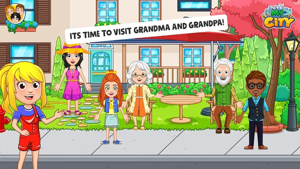 Взломанная My City : Grandparents Home (Мой город)  [МОД Mega Pack] — стабильная версия apk на Андроид screen 1