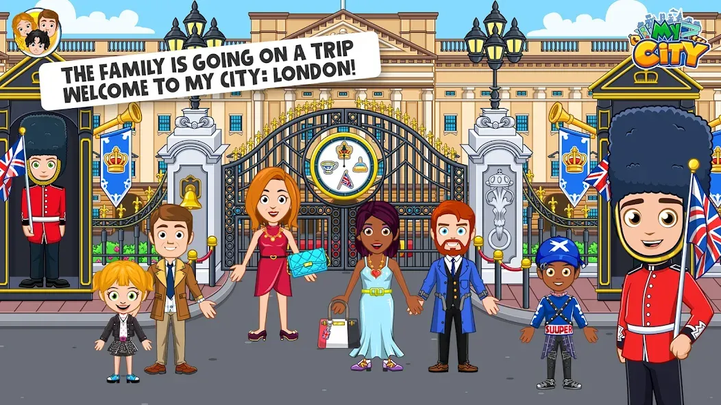 Скачать взлом My City : London (Мой город)  [МОД Бесконечные монеты] — полная версия apk на Андроид screen 1