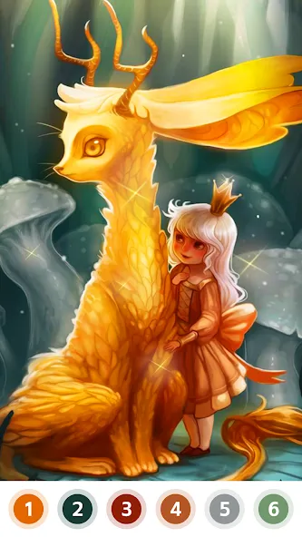 Скачать взлом Myth & Fairy Color by Number  [МОД Меню] — последняя версия apk на Андроид screen 3