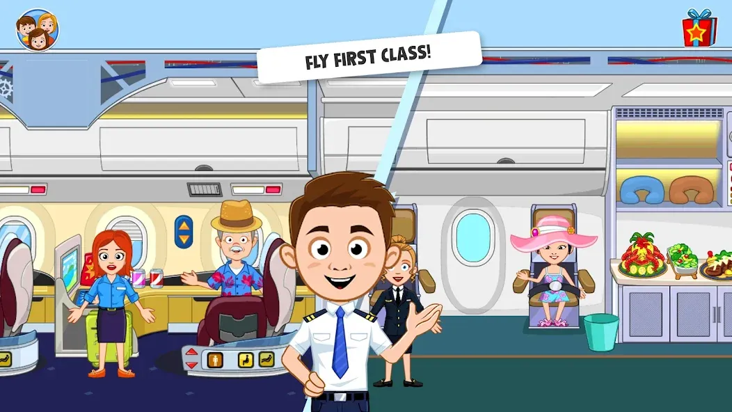 Взлом My Town Airport games for kids (Май Таун)  [МОД Бесконечные монеты] — последняя версия apk на Андроид screen 2