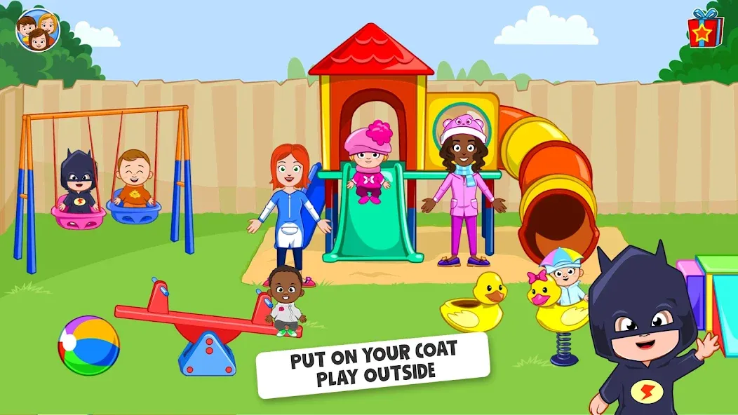 Взлом My Town : Daycare Game  [МОД Unlocked] — полная версия apk на Андроид screen 1