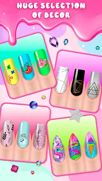 Скачать взлом Nail Salon  [МОД Все открыто] — полная версия apk на Андроид screen 2