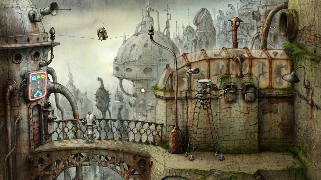 Скачать взломанную Machinarium Demo (Махинариум)  [МОД Бесконечные деньги] — полная версия apk на Андроид screen 4