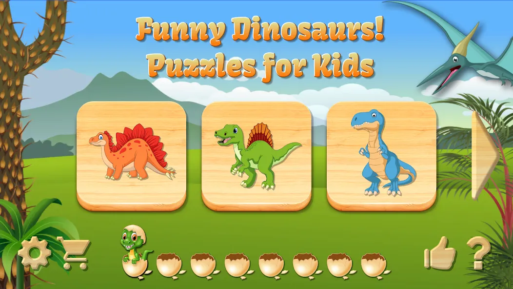 Взломанная Dino Puzzle  [МОД Много монет] — полная версия apk на Андроид screen 1