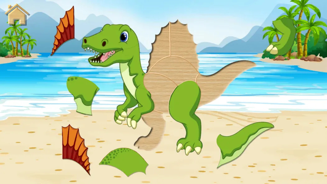 Взломанная Dino Puzzle  [МОД Много монет] — полная версия apk на Андроид screen 5