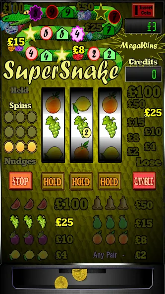 Скачать взломанную Super Snake Slot Machine  [МОД Много монет] — последняя версия apk на Андроид screen 2